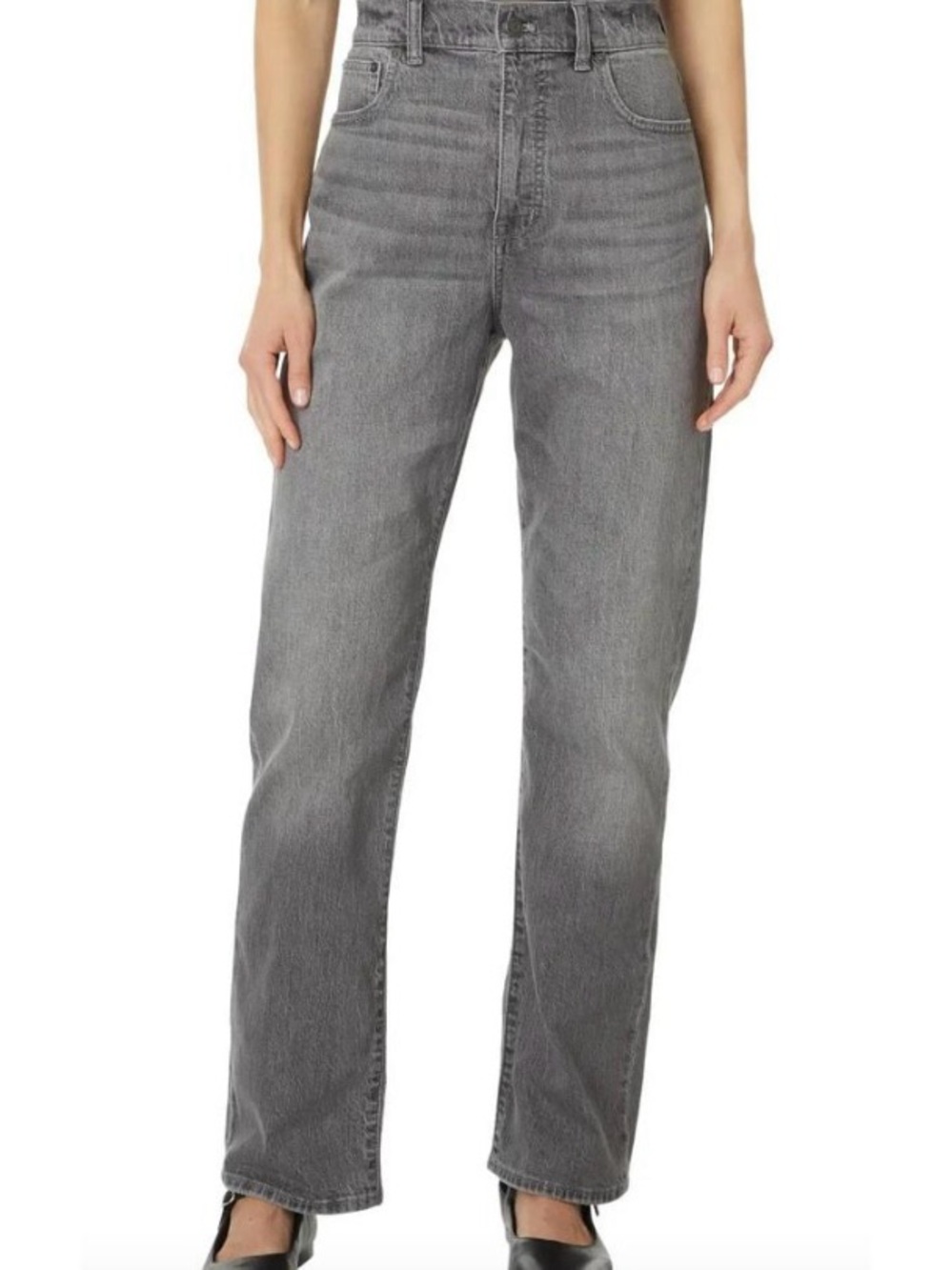 Madewell Women's 90’s Straight Leg Jeans in Gray Wash